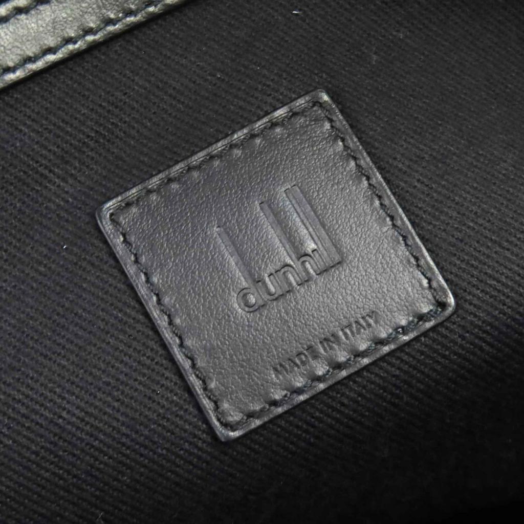 Great Dunhill Shoulder Bag Roller Gas Top Handle Bag calf leather 2way bag black Used