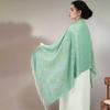 Hot-selling Cashew Fringed Polyester Long Towel Fashionable Versatile High-quality Jacquard Air-conditioned Room with Shawl