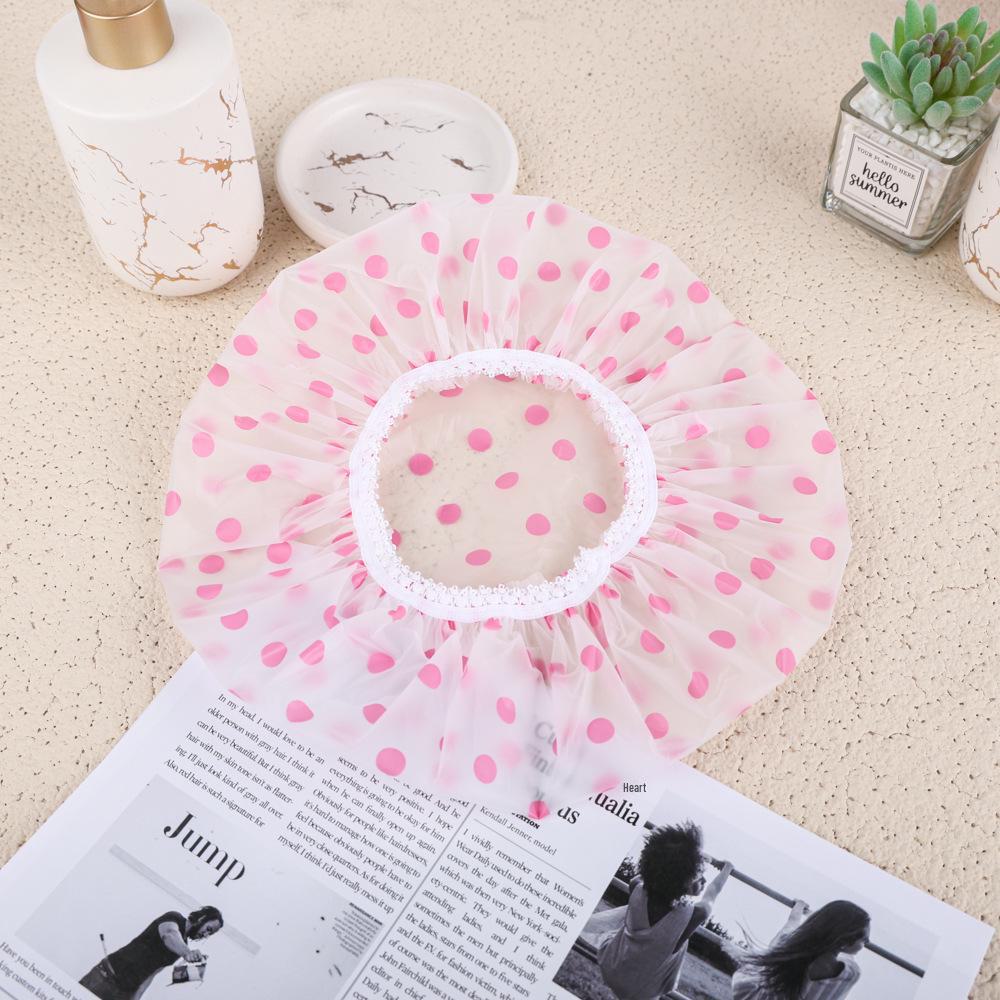 Водонепроницаемая одноразовая шапочка для душа и ванны для женщин - утолщенная, увеличенная и противодымная конструкция