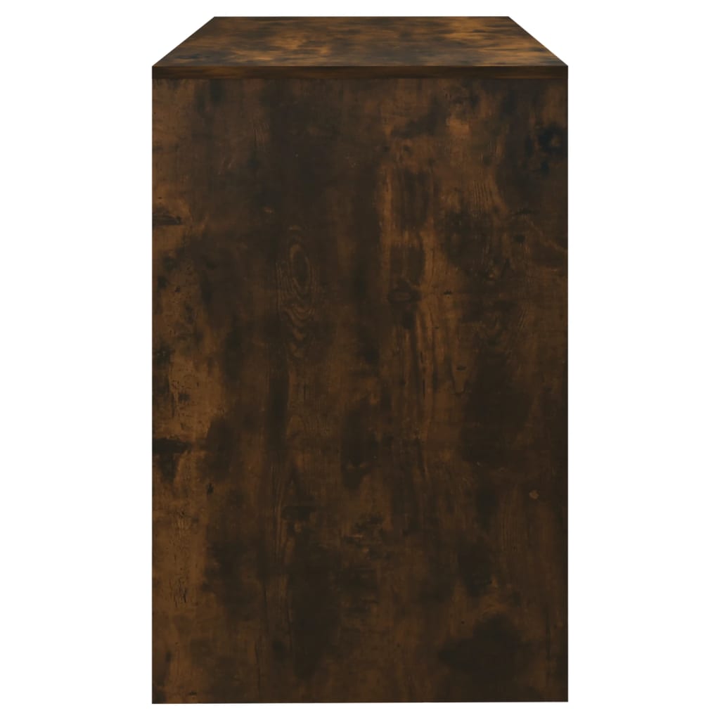 Desk in Smoked Oak Finish 101 x 50 x 76.5 cm Engineered Wood