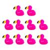Miniature Flamingo Duck Ornaments 10Pieces Colorful Resins Ducks Figures for Garden Landscape and Aquarium Decoration