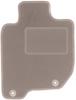 Beige driver's mat for: Mitsubishi L200 IV pickup (2006-2015)