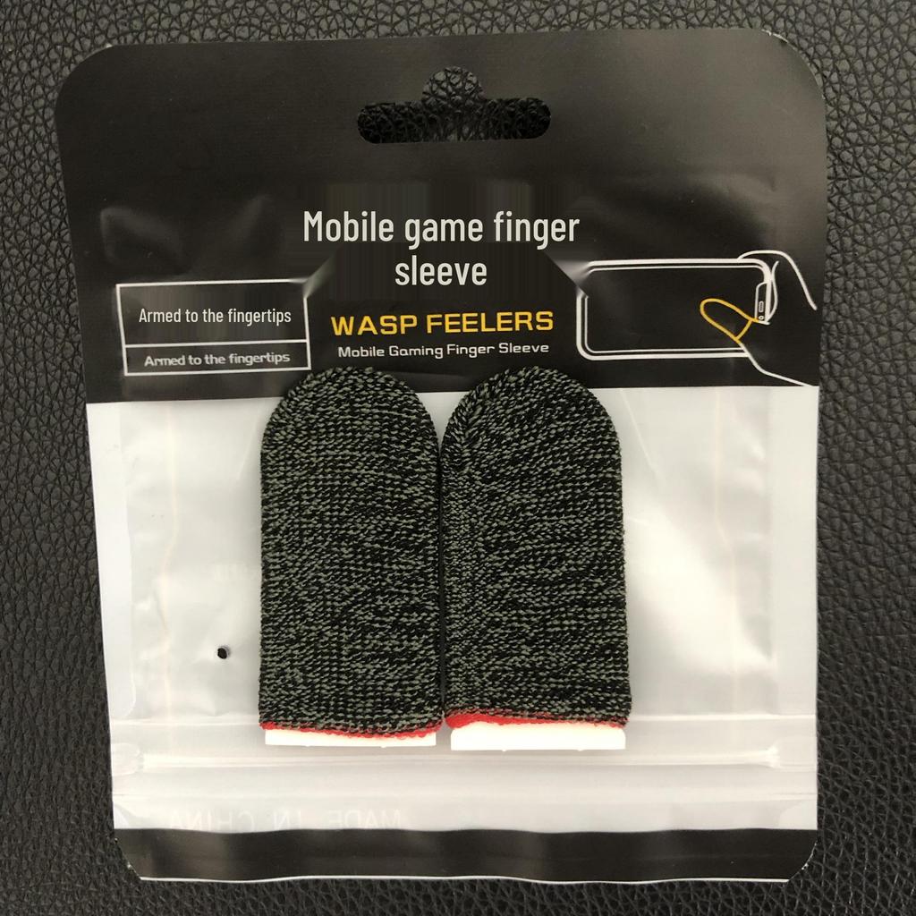 Copper Fiber 18-Pin Game Finger Sleeves - Sweatproof, Precision, Professional Gaming Gloves