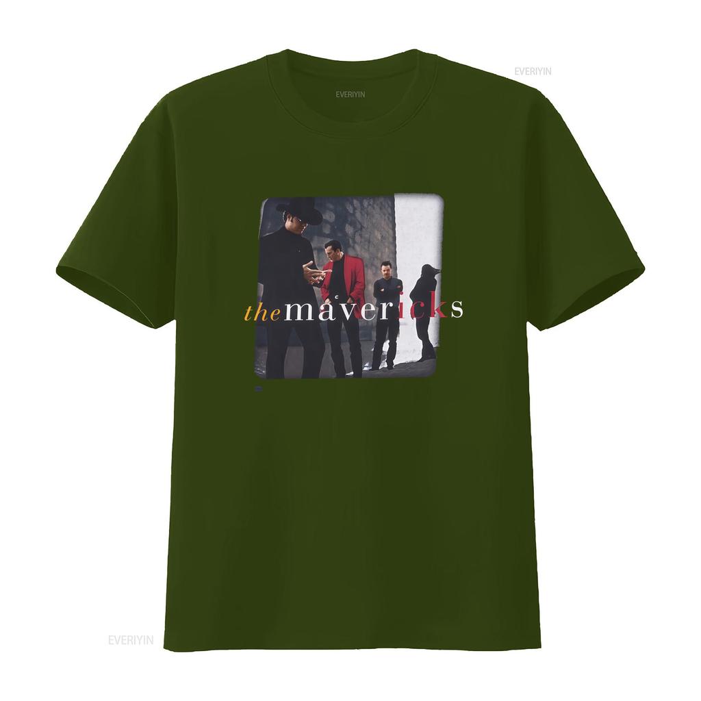 winter land The Mavericks Band T shirt Unisexs L size double sided p vintage Washed Stylish Versatile Unisex Soft