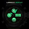 LIGE Quartz Wristwatch Electronic Male Watch Fashion LED Dual Display Luminous Week Alarm Clock Military Watches for Men Reloj