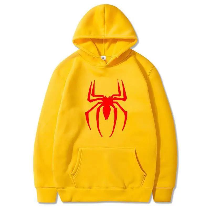 Популярный свитер Spider для мужчин и женщин, повседневное свободное пальто в стиле хип-хоп для весны и осени