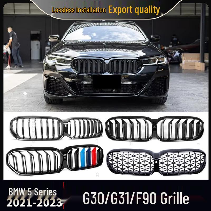 Обновленная решетка радиатора "двойные почки" для BMW 5 серии G30/G31 и M5 F90 (2021-2023 гг.)
