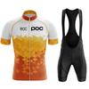 Rcc Poc Heren Fietsshirt Set Zomer Fietskleding Mtb Bike Kleding Uniform Maillot Ropa Ciclismo Fietspak 2024