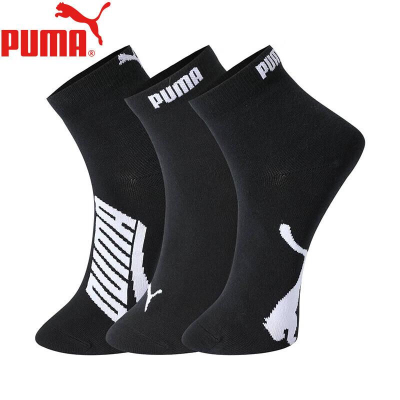 PUMA Casual Sports Socks for Women, Basic Mid-Calf Socks, 3-Pair Pack