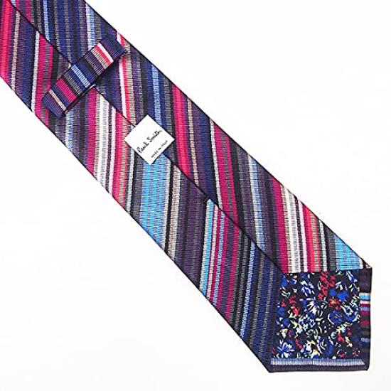 (Пол Смит) PAULSMITH Paul Smith Галстук Фиолетовая полоска PSJ-403 [Б/у]