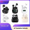 New AI Translation Earbuds Portable ANC Noise Cancelling Translators 144 Languages Wireless BT Real-time Translators Headphones