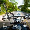 Snsowed PU849B Flexible Motorcycle Super Clamp Double Crab Clamp 360 Degree Rotatable Sport Camera Handlebar Mount