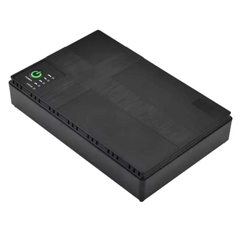 Адаптер питания постоянного тока Источник бесперебойного питания 10400 мАч 5 В 9 В 12 В ИБП Маршрутизатор Оптический Cat Встроенный адаптер Резервный источник питания Eu