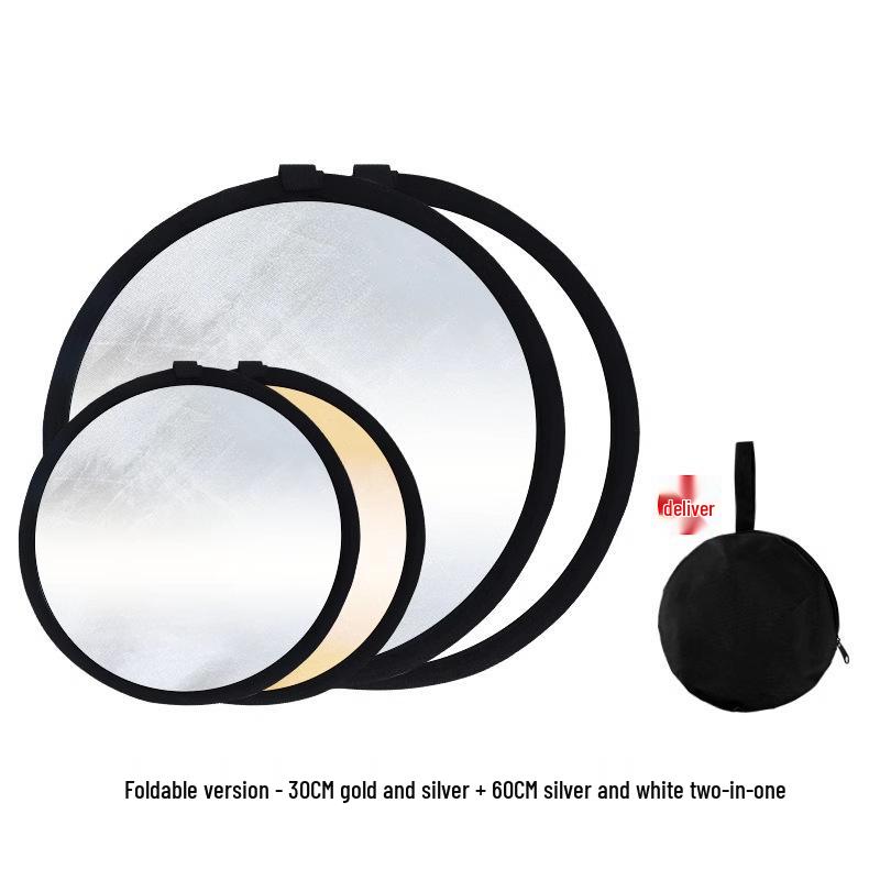 Портативный складной мини-отражатель «пять в одном» со стойкой для управления светом