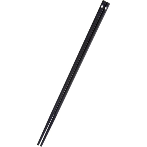 CASUAL PRODUCT Silicone Chopsticks, Black, Octagonal, Easy To Hold, Non-Slip, Dishwasher Safe, 30cm