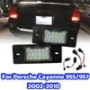 2 шт. Фонари номерного знака для Porsche Cayenne 955 957 2002-2010 Фонари номерного знака Автомобильные задние фонари