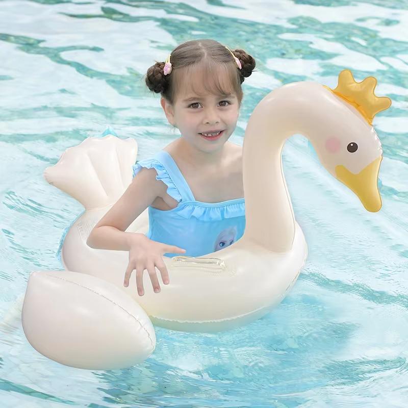 Cygnus Ring 1PCS Summer 3-6 Years Old Outdoor Pool Splash Float Anti-rollover Children's Swimming Ring Water Mount Toy