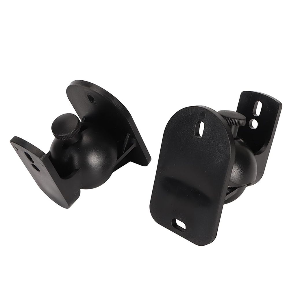 2pcs Black Speaker Bracket Holds Up to 11lbs Wall Mount Bracket Speaker Wall Mount Office