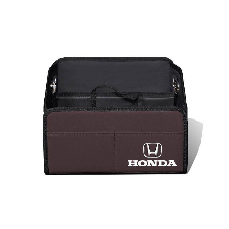 Leather Car Storage Box Trunk Folding Organized Case For Honda Civic Fit Jazz Accord Pilot CRV Odyssey Passport City Shuttle HRV