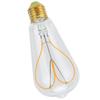 Vintage Light Bulb E27 4W High Light Transmittance Flexible Spiral Filament   Brightness Warm Light LED Bulb 220V