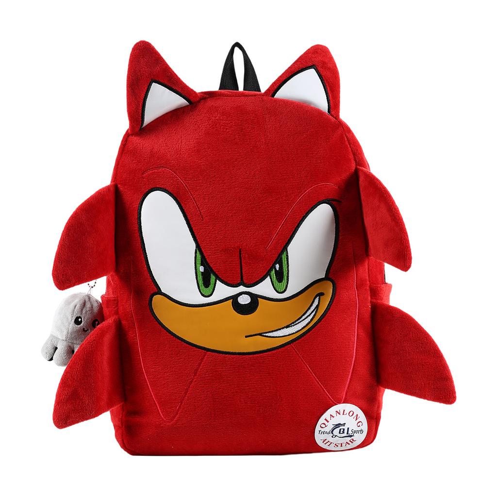 Schoolbag1011 New Hedgehog Sonic School Bag Sonic Flash Mouse Student Campus Backpack Unisex Backpack