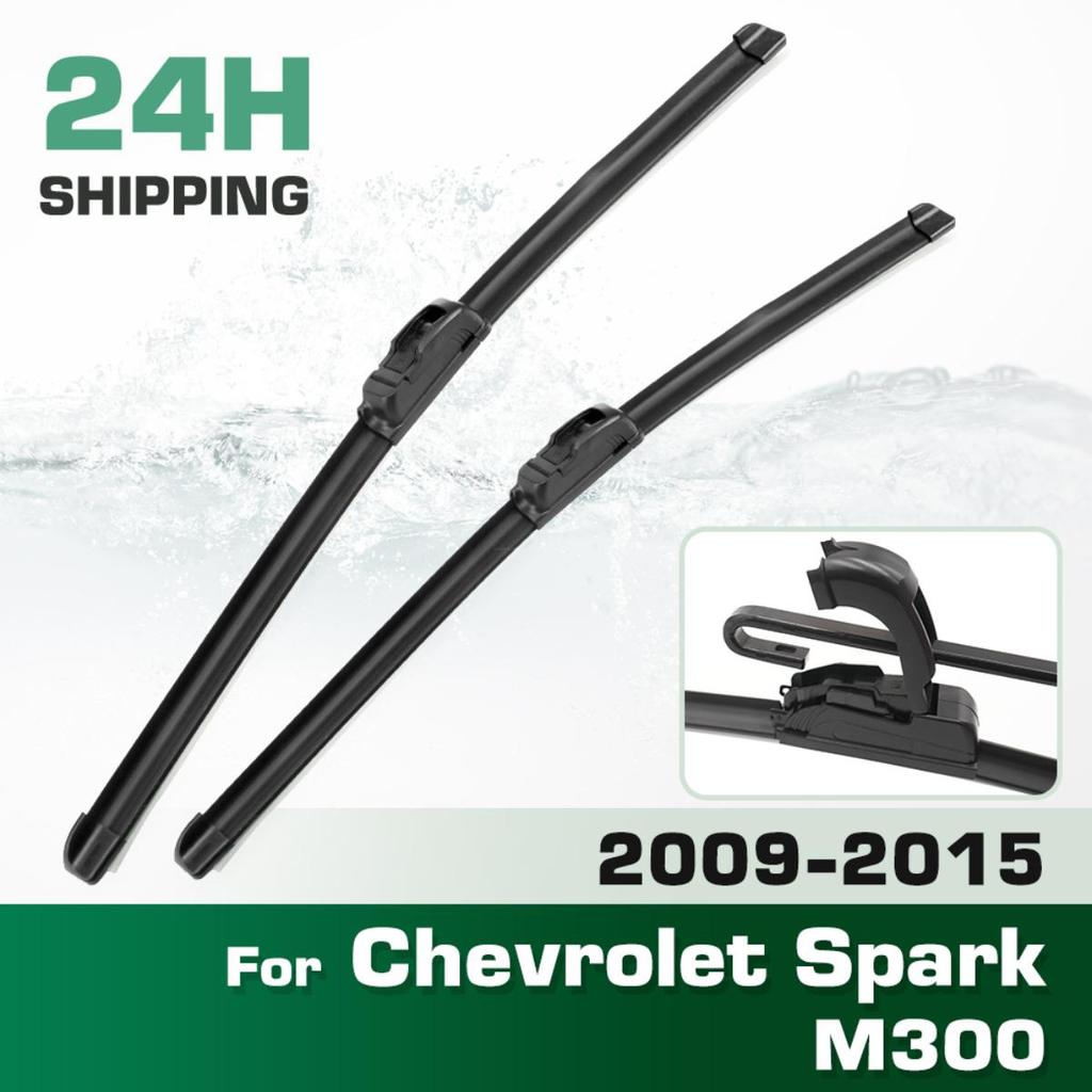 For Chevrolet Spark M300 2009-2015 2010 2011 2012 2013 2014 Wiper Front Wiper Blades Windshield Windscreen Window Brush 21"+16