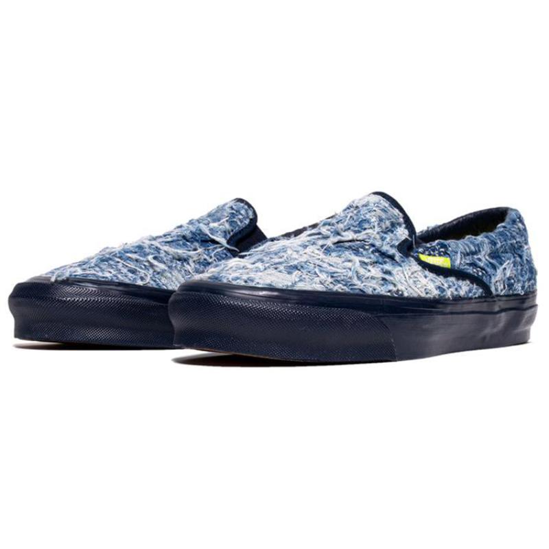 Vans Кеды Fdmtl X Vans Og Classic Slip On Lx 'Distressed Indigo' VN0A45JK5WP