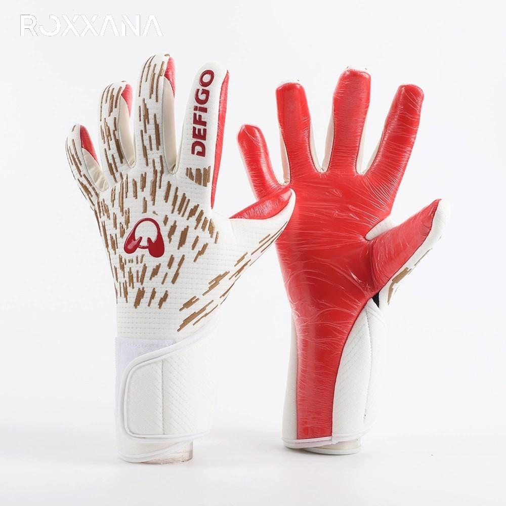 ROXXANA Профессиональные Нескользящие Латексные Вратарские Перчатки для Футбола Защитные Мужские Женские Молодежные Детские Тренировочные Матчевые Футбольное Оборудование