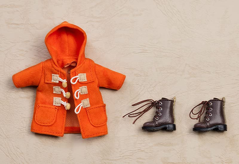 Nendoroid Doll Warm Set Boots Duffel Coat & [Orange]