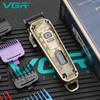 V-005 Металлическая машинка для стрижки волос Ретро Электрическая машинка для стрижки Резная машинка для стрижки волос Машина для стрижки волос Беспроводная машинка для стрижки Цифровой дисплей Машинка для стрижки волос Машинка для стрижки с масляной головкой