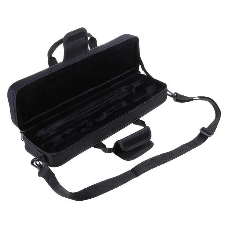Soft Lining Flute Bag Portable 16 Hole Flute Carrying Bag Nylon Padded Flute Case Musical Instrument Accessories