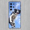 Чехол для телефона с изображением собаки Бордер-колли Для Samsung S21, S22, S23, S30, Ultra, S20, Plus, Fe, Lite, Note, 10, 9, 5G Черный Мягкий Чехол