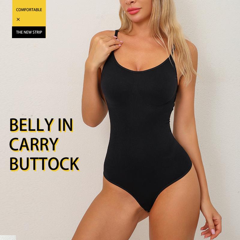 Flarixa Seamless Shapewear Bodysuit Tummy Control Corset Women Full Body Shaper Thong Comfortable Slimming Belly Underwear