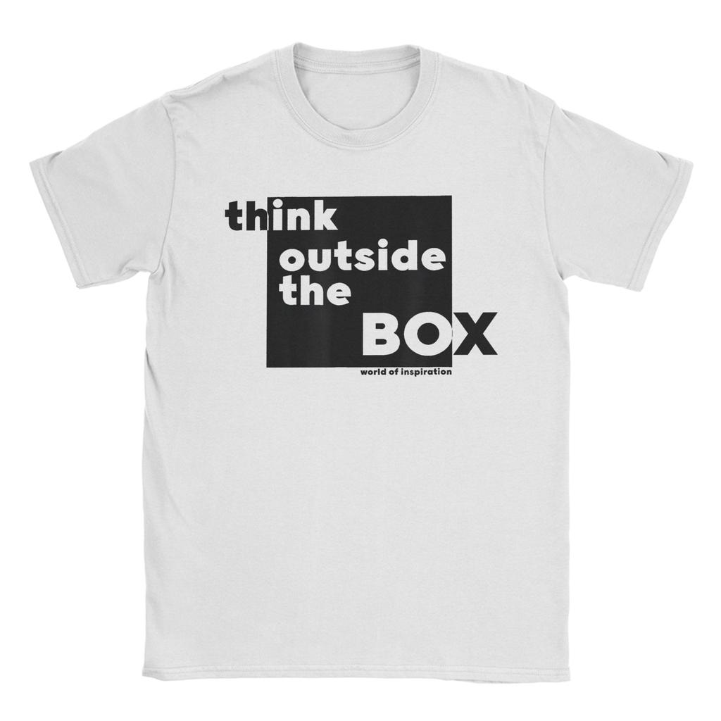 Think Outside The Box Tic Tac Toe Tshirts For Unisex Unisex Novelty Pure Cotton Tee Shirt Short Sleeve T Shirts Gift Idea Tops