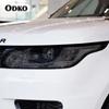 Pair Car Headlights Tint Black Protective Film Transparent TPU Stickers Cover For Range Rover Sport L494 2014- Accessories