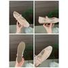 Flat-bottomed French Pink Breathable Mary Jane Single Shoes Women's Shoes 2025 New Spring Retro Bow Evening Shoes