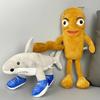 Новая мягкая игрушка Tralalelo Tralala Tungtungtung Sahur Плюшевая итальянская гниль мозга Животные Акула Аниме Плюшевые набивные куклы Игрушка Подарки