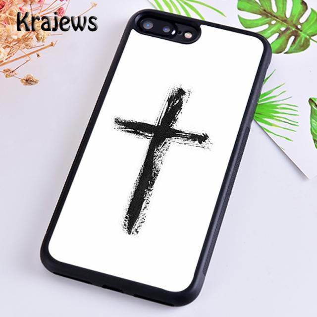 Krajews Bible Jesus Christ Christian Cross Phone Case Cover For iPhone 17 Air 16 15 14 plus 11 12 13 pro max