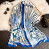 High-quality Luxurious Silk Scarves Headband Scarfs Neck Scarf For Women Chain Silk Scarf Women's Decorative Shawl