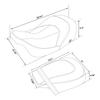 Motorcycle Heated Driver Passenger Seat For Harley Touring Electra Glide Street Glide 2009-2023