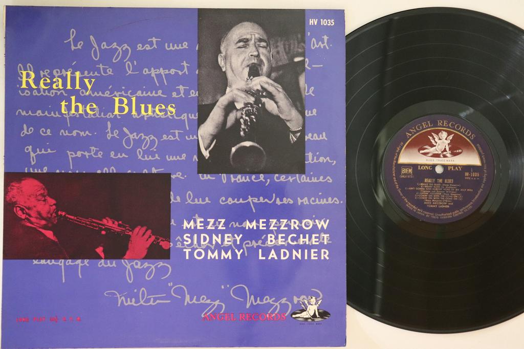 LP Record TOMMY LADNIER MEZZ MEZZROW Really The Blues HV1035 ANGEL Japan Jazz Used