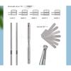 Azdent Contra Angle Handpiece 4:1 Reduction Multi-functional Sets Vertical Reciprocating Interproximal Stripping