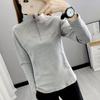 Women's Quick-Dry Fleece T-Shirt Jacket for Autumn/Winter - Breathable Running Outdoor Base Layer
