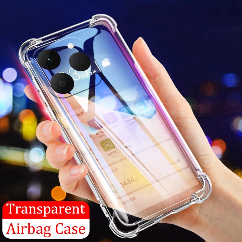 Чехол для Realme 15T Air Protection Силиконовый Прозрачный Ударопрочный Корпус для Телефона Realme 15T