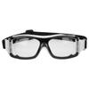 Outdoor Sport Training Safety Glasses Frame Protective Goggles for Cycling Football Basketball Practicingblack