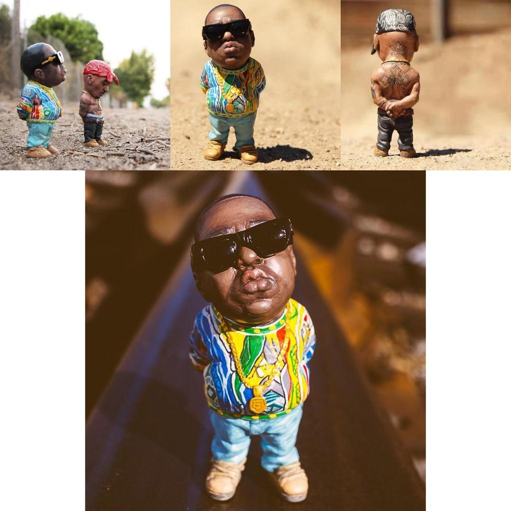 Статуэтка из смолы ручной работы, украшение 2Pac Shakur и B.I.G.