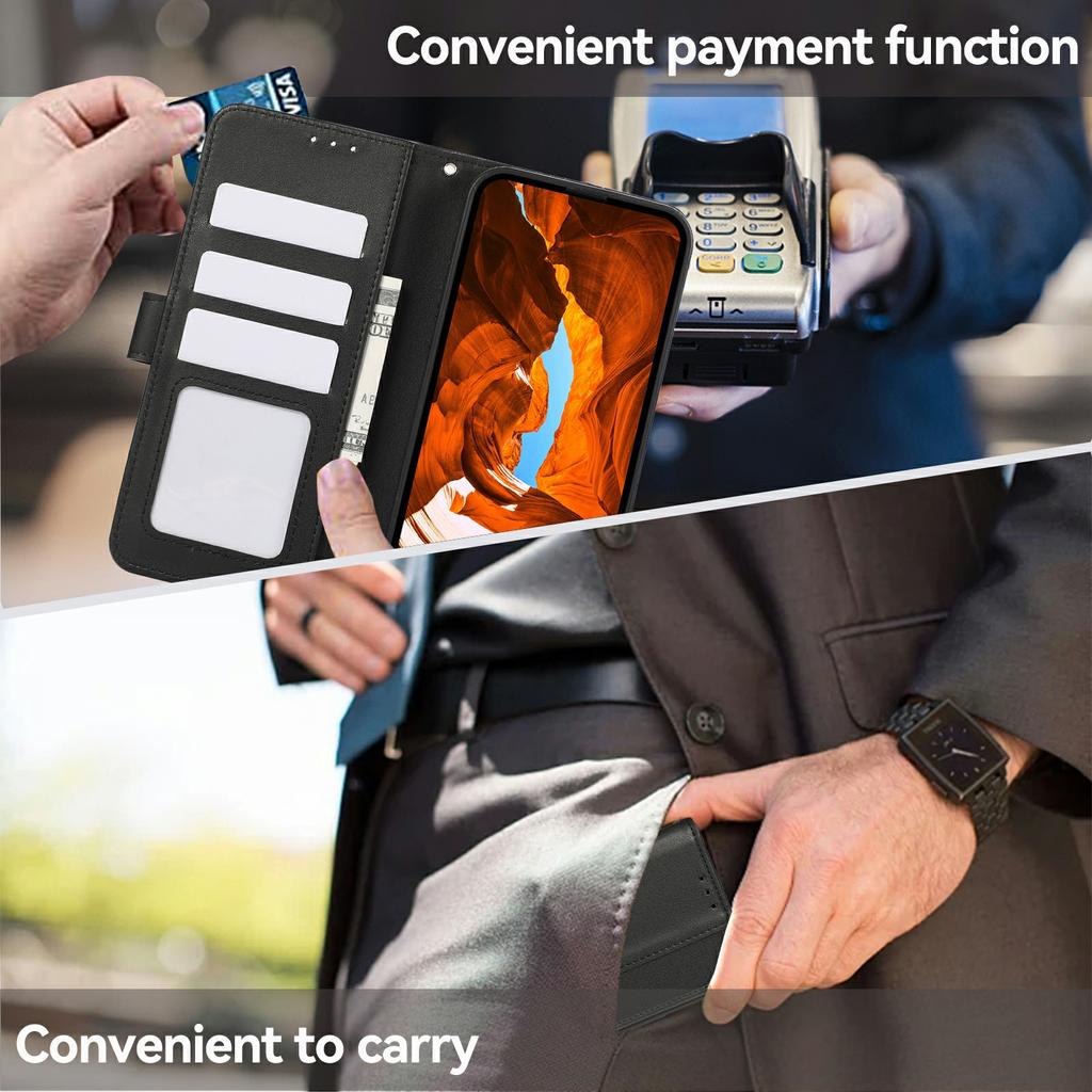 For iPhone 17 Pro Case RFID Blocking Flip Leather Phone Cover