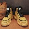 Men's Shoes Autumn New Martin Boots Tooling Shoes Locomotive Shoes Hiking Shoes Casual Shoes Trendy Shoes Outdoor