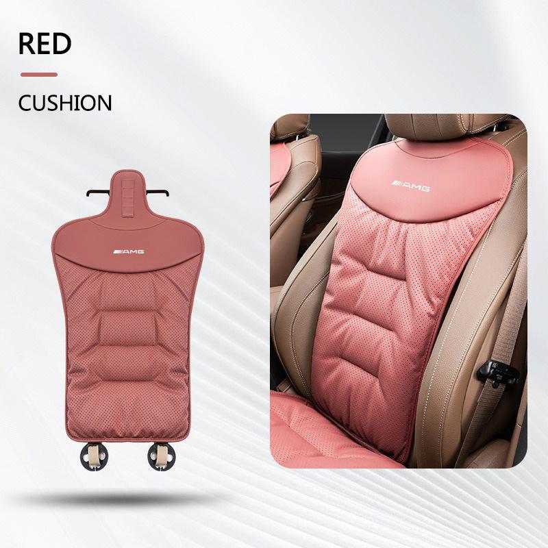 SUG2   New Car Seat Soft Velvet Cushion Non-Slip Protector Breathable Pad Backrest For Mercedes Benz B/C/E/S Class A Class C200L GLC