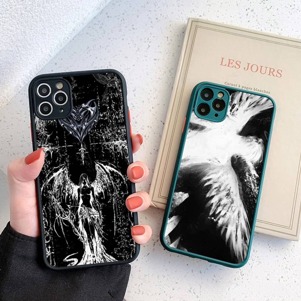Готический Кокетливый Киберсигилизм Чехол для Телефона Для IPhone 16 15 14 X XR XS 7 8 Plus 11 12 13 Pro MAX 13mini Матовый Ударопрочный Чехол